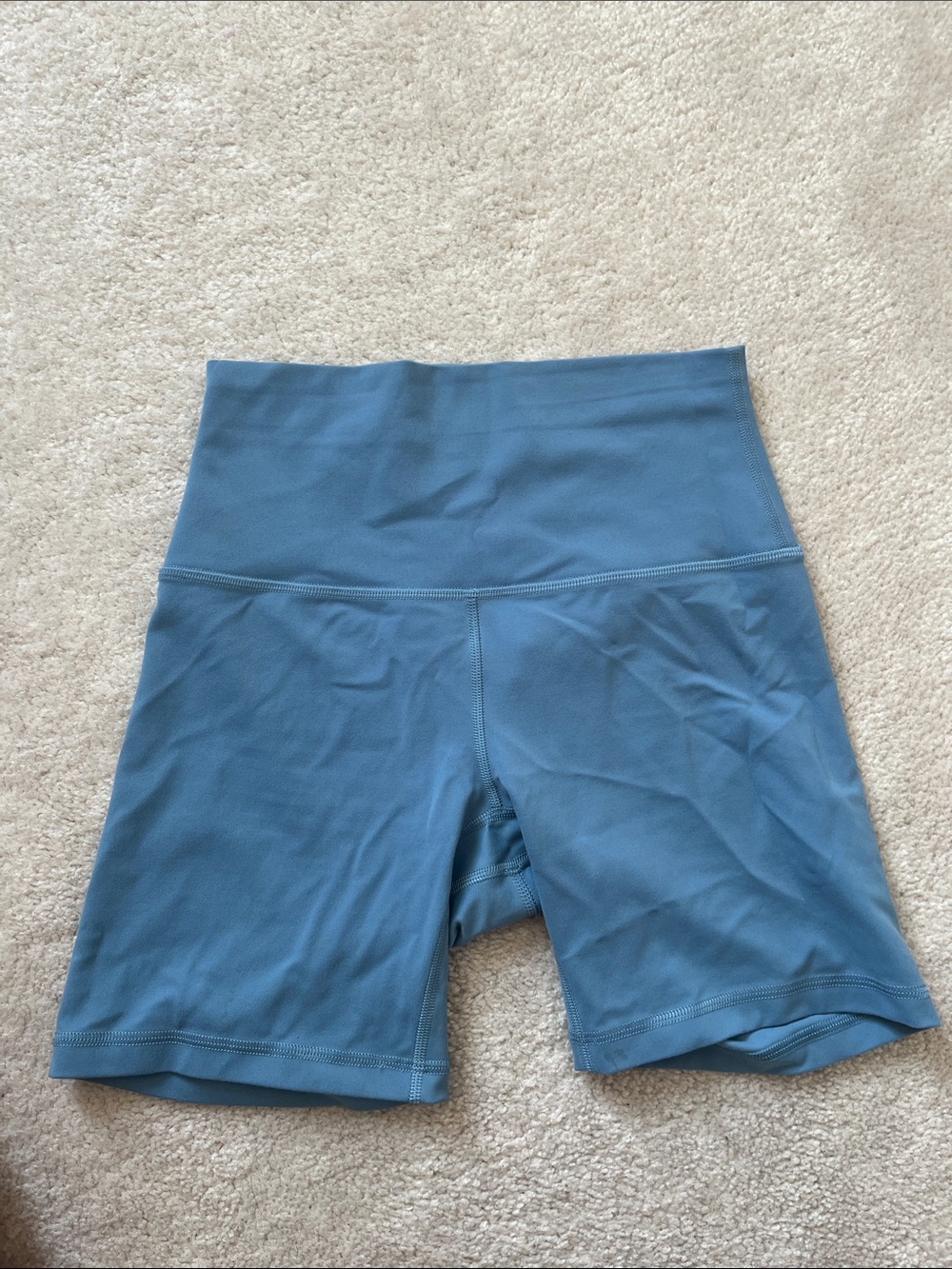 lululemon athletica High-Rise Blue Bike Shorts